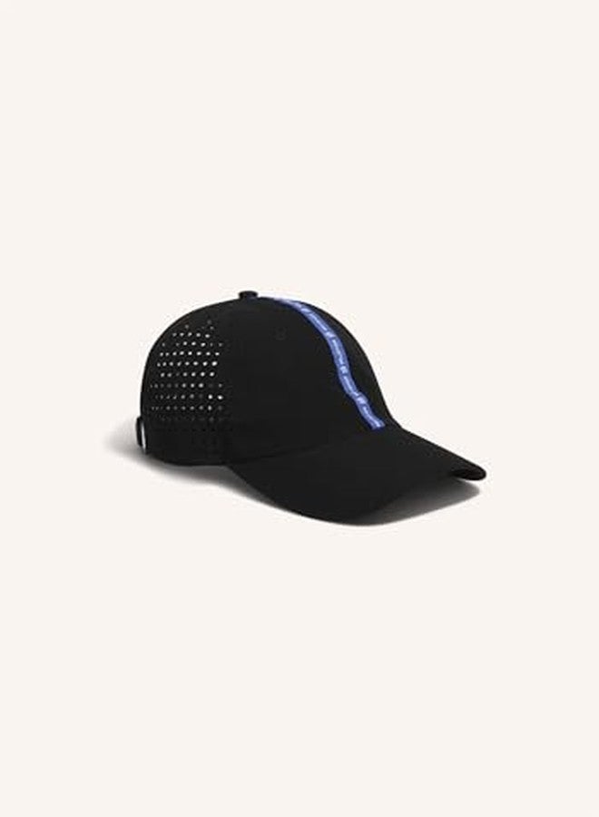 Peloton Run Hat, Black/Blue, One Size Fits All - Image 2
